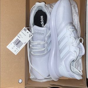 Adidas Athletic shoes all white size 7
